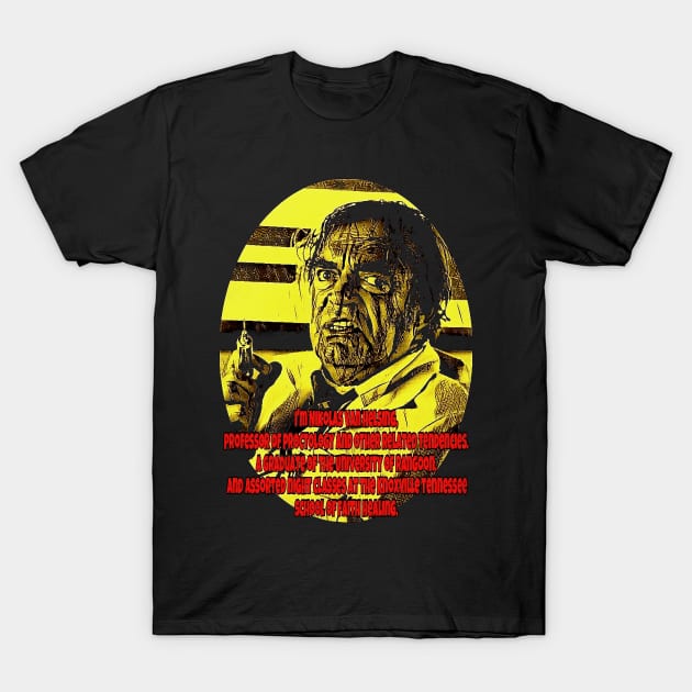 Dr Nikolas Van Helsing T-Shirt by Blobsquatch